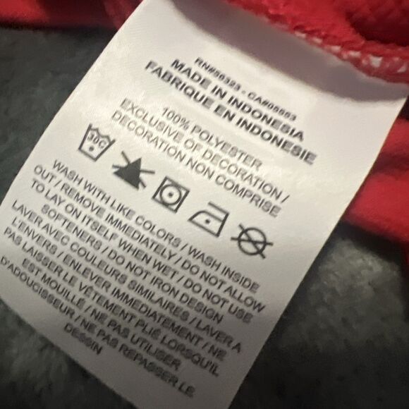 Medium Nike Dri-FIT Men's Football Red Polo Athletic Shirt CT4581-657 - Picture 3 of 7